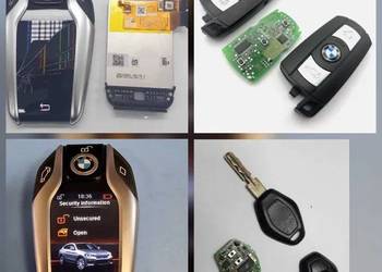 Naprawa kluczyka BMW wymiana akumulatora bateria E60 E90 E87 EKRAN G30