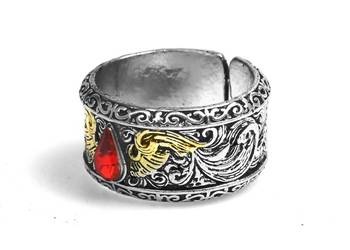 Blood Angels | Rozmiar Regulowany | Metal | Pierścień | Warhammer 40k