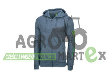 BLUZA ROZPINANA SZARA Z KAPTUREM L JD