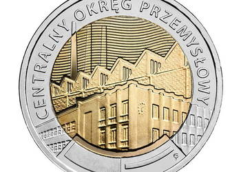 Moneta 5 zł Centralny Okręg Przemysłowy