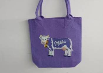 Torebka filcowa Milka