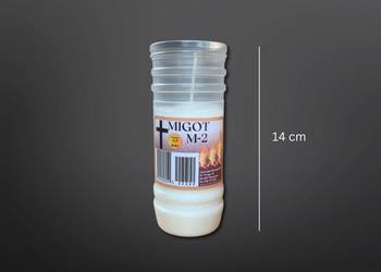 Wkłady parafinowe do zniczy 24 sztuki - producent!!