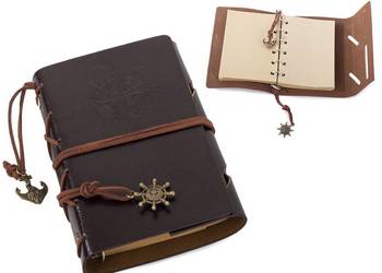 NOTES PODRÓŻNIKA PAMIĘTNIK DZIENNIK RETRO VINTAGE