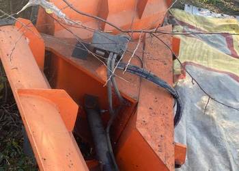 Pług do sniegu traktor koparko ładowarka