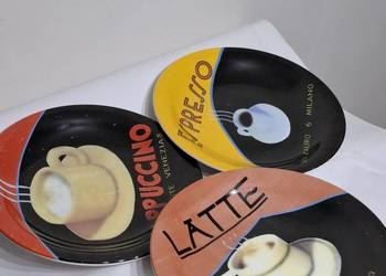 Talerze vintage retro talerzyki