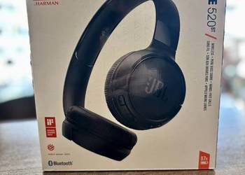 Słuchawki bezprzewodowe nauszne JBL Tune 520BT czarne