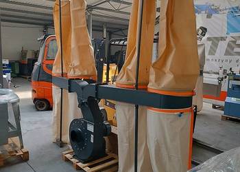 Odciąg trocin odpylacz 7500 m3/h 4 workowy Polski Produkt