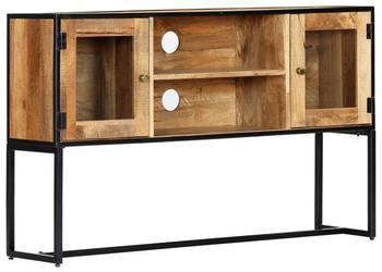 Szafka pod TV, 120 x 30 x 75 cm, lite drewno odzyskane（SKU:248105）
