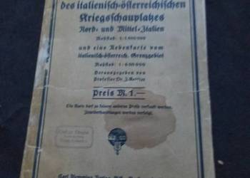 Flemmings karte des italienisch - österreichischen  mapa 1915