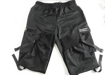Nowe Spodnie Techwear Cargo Joggery Męskie - Styl Urban Utility  Rozmiar XL