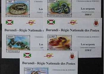 Burundi Mi 3223-3227 B Burundi Mi 3223-3227 B