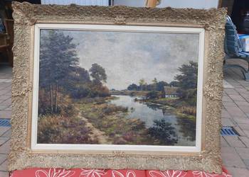 obraz olej na płótnie, duży