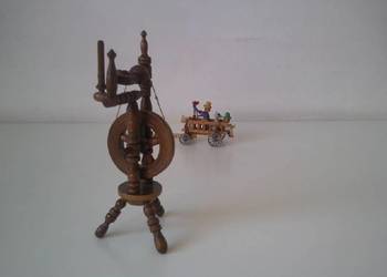 Kołowrotek do lnu mini z przełomu 19 i 20 Wieku