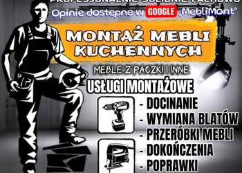 Montaż Składanie Skręcanie mebli kuchennych﹏Agd→IKEA⫻AGATA⫻LEROY⫻CASTORAMA