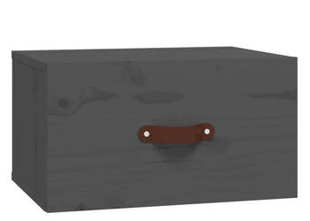 Szafka nocna wisząca 40x295x22 cm szara WM-820990