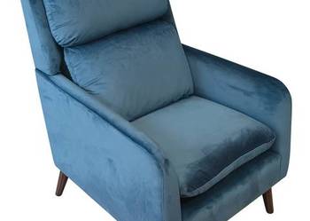 Nowy relaksacyjny fotel welurowy do salonu sypialni przed telewizor