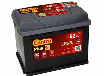 AKUMULATOR CENTRA PLUS 62AH 540A P+ wym. 242X175X190