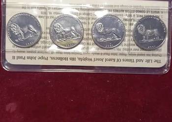 ET 1 FRAKONGO CONGO ZESTAW 4 MONNC 2004 PAPIERZ JAN PAWEŁ II