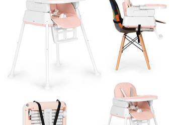 Krzesełko fotelik do karmienia dzieci 3w1 składany ECOTOYS