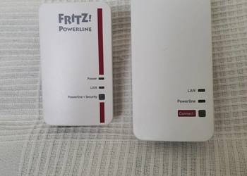 INTERNET Z GNIAZDKA ELEKTRYCZNEGO ZESTAW AVM FRITZ!Powerline 1210 MESH