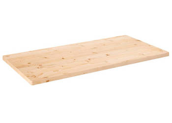 Blat stołu 100x50x25 cm lite drewno sosnowe prostokątny WM-824405