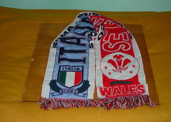 Szalik kibica Rugby Italia Wales 09.02.2019 Stadio Olimpico