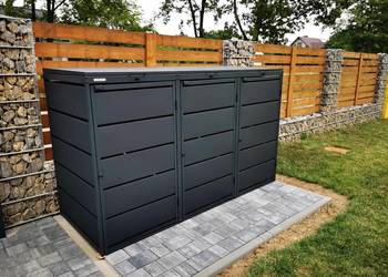 Zabudowa na kosze metal Premium, Obudowa koszy, Osłona koszy