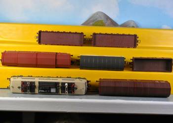 ROCO 6-osi CARGO 1:87 DB nie PKP wagon teleskopowy towarowy