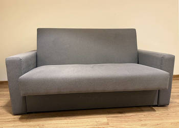 Szara Kanapa /sofa rozkładana 170 cm na 140 cm x 200 cm - Dobry stan