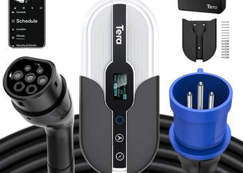 Tera Przenośna ładowarka do pojazdów elektrycznych: 7,6 kW typ 2 ładowarka