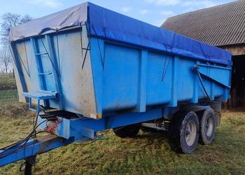 Przyczepa rolnicza tandem 10-12t zarejestrowana