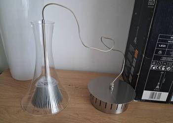Śliczna lampa wisząca Led szkło