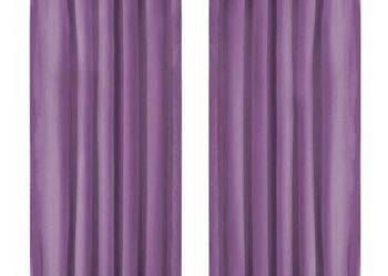 vidaXL Zasłony z mikrosatyny, 2 szt., z pętelkami, 140x225 cm, l(SKU132226)