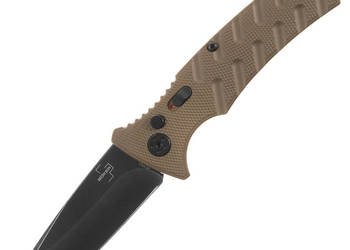 Nóż sprężynowy Boker Plus Strike Spearpoint Coyote (01BO424)