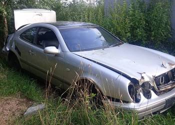 Mercedes W208, 2.0 benz/gaz, 136 kM, M111, sprzedam na części silnik, skrzy