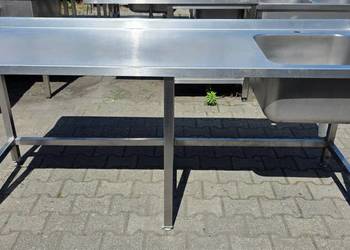 Zlew / Basen 1 Komorowy Z Blatem - 200/70/85 cm - M.N.