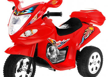 BAWIBUS.PL auto motor na akumulator MOTOREK dla dziecka TRAJKA 3kołowy red