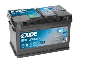 Akumulator 65Ah 650A  Exide Start Stop EFB PRAWY PLUS