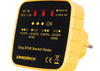 Tester do gniazd sieciowych Ermenrich Zing ST30