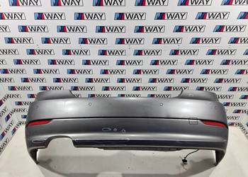 BMW 5 E60 LCI PDC ODBLASKI KOMPLETNY ZDERZAK TYLNY A52 SPACEGRAU SZARY