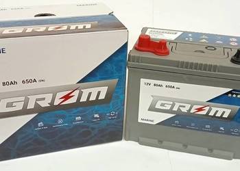 Akumulator GROM MARINE 80Ah 650A M31-DC (GŁĘBOKIEGO ROZŁADOWANIA) Akumulator GROM MARINE 80Ah 650A M31-DC (GŁĘBOKIEGO ROZŁADOWANIA)