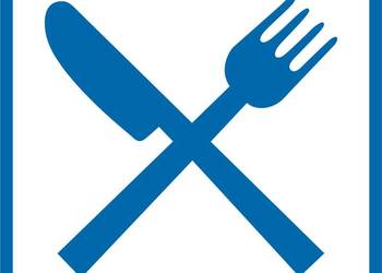 Naklejka znak informacyjny restauracja, stołówka RA027