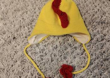 haftowana czapka z motywem kurczaka