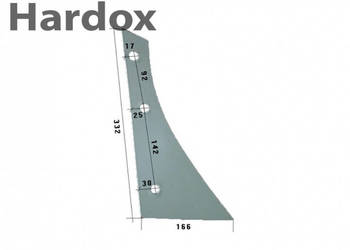 Pierś HARDOX 073256/P części do pługa KVERNELAND