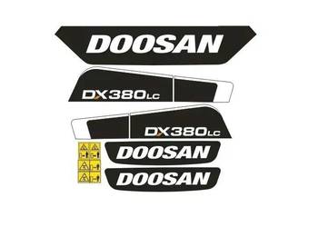 Naklejki oklejenie DOOSAN DX380LC Zamiennik