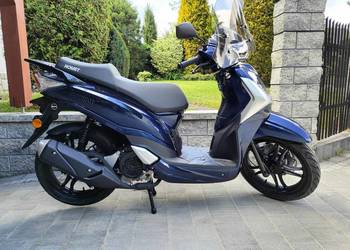 SKUTER 125 NOWY DUŻE KOŁA 16" 2024 R z szybą owiewką TRANSPORT RATY