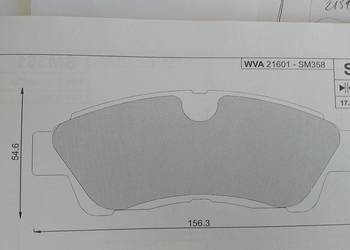 SM358 Klocki hamulcowe kpl. przód  TOYOTA CALDINA, CAMRY, CARINA COROLLA