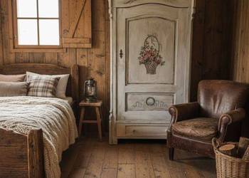 Ręcznie Malowana Szafa Ludwikowska – Styl Shabby Chic AntykiMarki