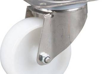 Koła skrętne ze stali nierdzewnej z powierzchnią z tworzywa sztucznego 847…