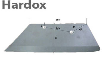 Lemiesz 300hektarów HARDOX 71345/P części do pługa OVERUM